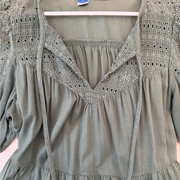 Puff Sleeve Mini Dress - Picture 2 of 6